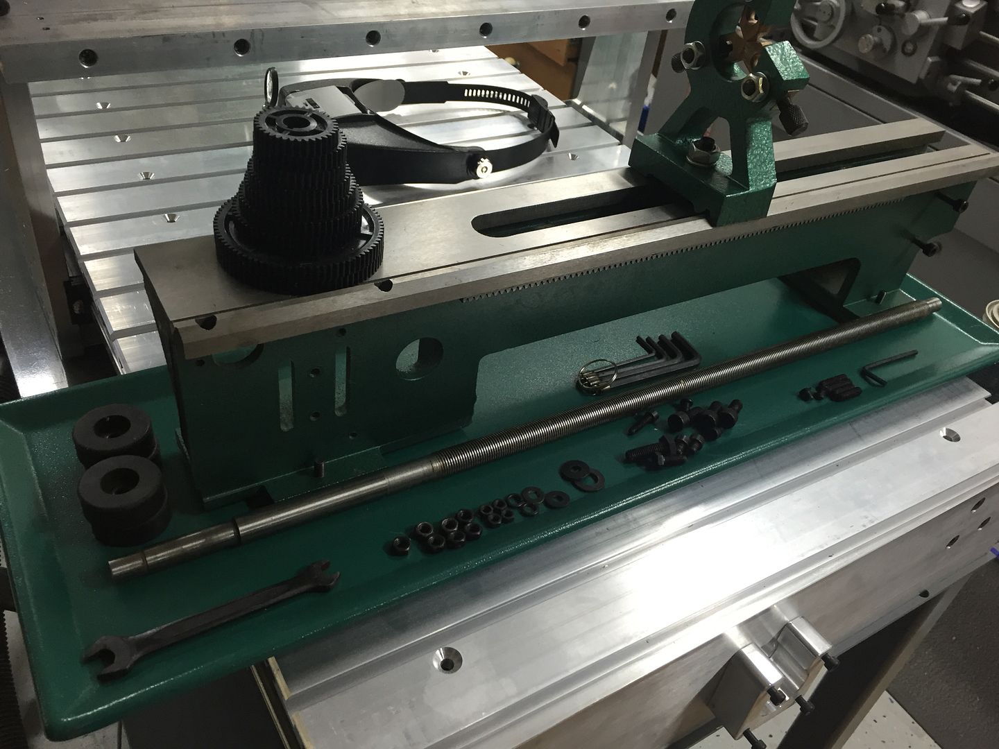 FS Grizzly G8688 7" x 12" Mini Metal Lathe w/ Extension